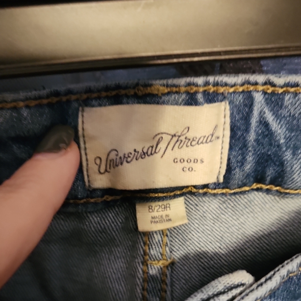 Universal Thread Light Blue Ankle Jeans - Picture 3 of 5